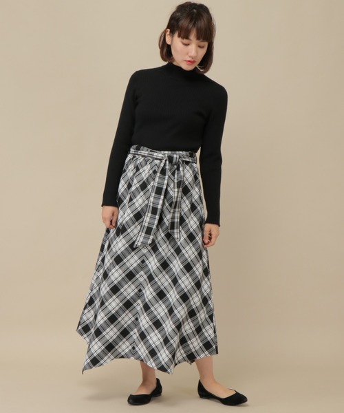 ikka(イッカ)の「ベルト付きヘムスカート(スカート・レディース・ブラウン/ブラック/ベージュ・M/L)」の22枚目の写真