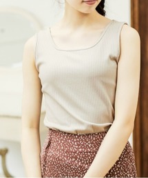OLIVE des OLIVE | カップ付ワイドリブタンク(タンクトップ)