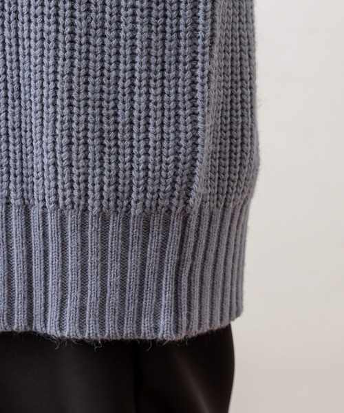 natural couture（ナチュラルクチュール）の「ぽわんスリーブ2WAYカーデ（ニット/セーター・レディース・ブラウン/ブルー/アイボリー/ライトベージュ/ブラック・FREE）」の13枚目の写真