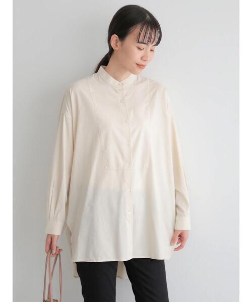KLASICA アイボリー バンドカラーシャツ AMERICAN HOLIC（アメリカンホリック）の「バンドカラーシャツ