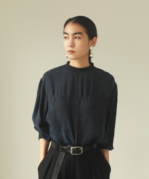 TODAYFUL（トゥデイフル）の「2wayサテントップ（Tシャツ