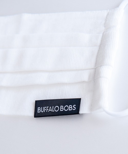 Buffalo Bobs（バッファローボブズ）の「お試し3枚セット!【清涼 日本製 天然素材 抗菌 洗えるプリーツマスク】高島ちぢみ×TioTio加工（マスク・メンズ・ホワイト・FREE/MEDIUM）」の13枚目の写真