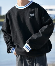 Perushu | バタフライカラーリブスウェット(スウェット)