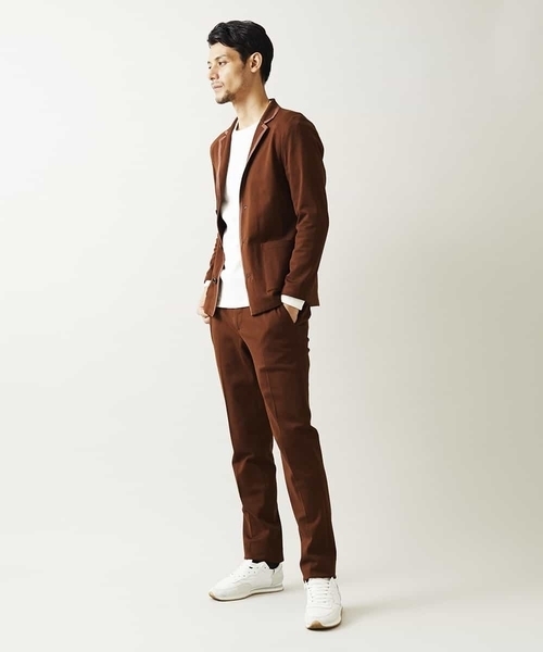 MICHEL KLEIN HOMME   （ミッシェルクランオム）の「カーディガンジャケット（ミラノラッセル）（テーラードジャケット・メンズ・ネイビー/ベージュ・48/46/51）」の16枚目の写真