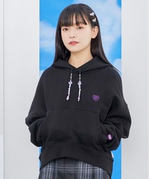 【TARGETTO】BEADS CROP HOODIE / ターゲット ビーズ クロップド フーディー