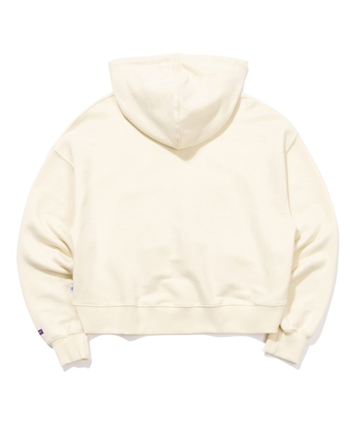 TARGETTO(ターゲット)の「【TARGETTO】BEADS CROP HOODIE / ターゲット ビーズ クロップド フーディー(パーカー・レディース・ブラック/オートミール・FREE)」の5枚目の写真
