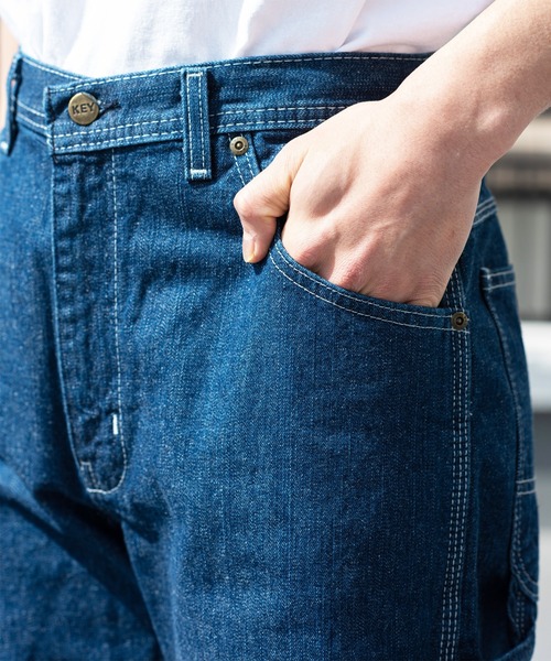 KEY（キイ）の「KEY デニムダンガリー（デニムパンツ）」 - WEAR