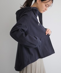 バックラウンドZIPフードパーカー