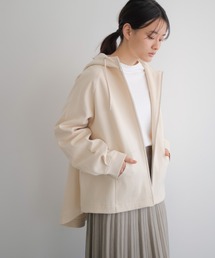 バックラウンドZIPフードパーカー