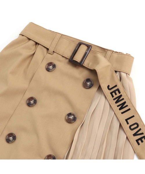 JENNI love(ジェニィラブ)の「ベルト付きトレンチ風スカート(スカート・キッズ・ブラック/ベージュ・130cm/140cm/150cm/160cm)」の14枚目の写真