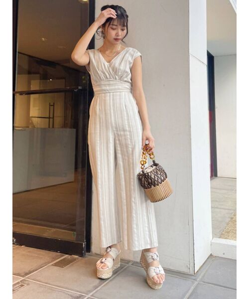 MURUA（ムルーア）の「フレンチスリーブコンビネゾン（つなぎ/オールインワン・レディース・モカ/その他1・1/2）」の19枚目の写真