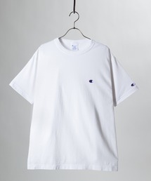 Champion | 【Champion／チャンピオン】ワンポイント ロゴ刺繍 無地 半袖Tシャツ(Tシャツ/カットソー)