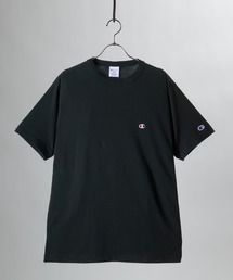 Champion（チャンピオン）の「【Champion／チャンピオン】ワンポイント ロゴ刺繍 無地 半袖Tシャツ（Tシャツ/カットソー）」