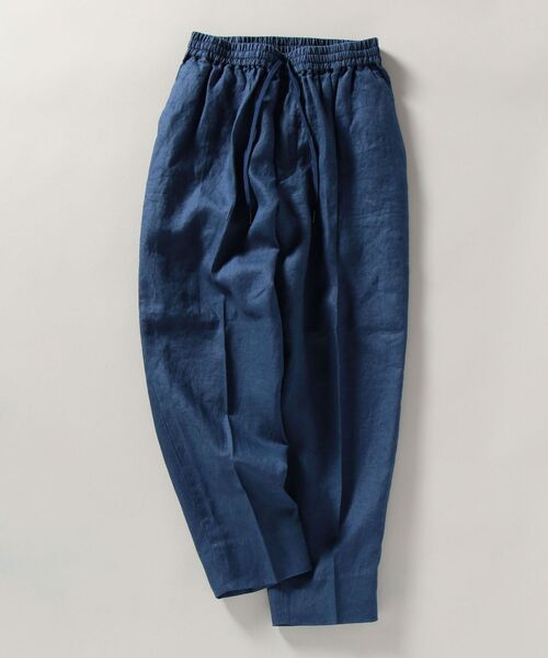 SHIPS(シップス)の「【WEB限定】SHIPS: リラックスフィット リネン アンクル イージー パンツ(スラックス・メンズ・ダークグレー/ナチュラル/グリーン/カーキ/ライトブルー/コバルトブルー・SMALL/MEDIUM/LARGE/X-LARGE)」の13枚目の写真