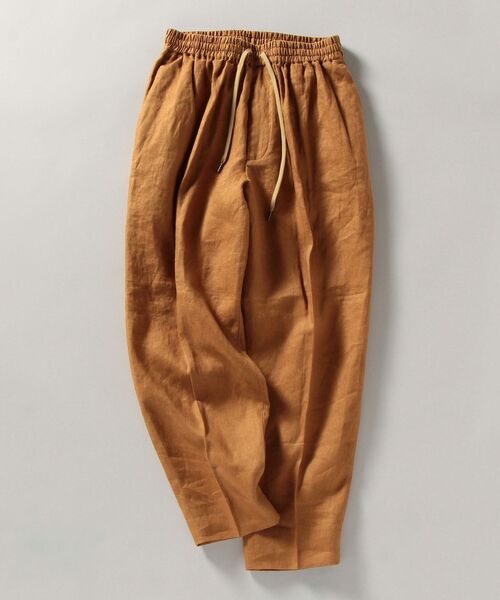 SHIPS(シップス)の「【WEB限定】SHIPS: リラックスフィット リネン アンクル イージー パンツ(スラックス・メンズ・ダークグレー/ナチュラル/グリーン/カーキ/ライトブルー/コバルトブルー・SMALL/MEDIUM/LARGE/X-LARGE)」の17枚目の写真