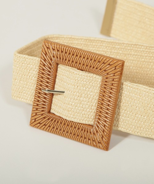 Julia Boutique（ジュリアブティック）の「ラタンバックルベルト/21141（ベルト・レディース・ブラック/ベージュ/アイボリー/その他/ライトベージュ・ONE）」の17枚目の写真