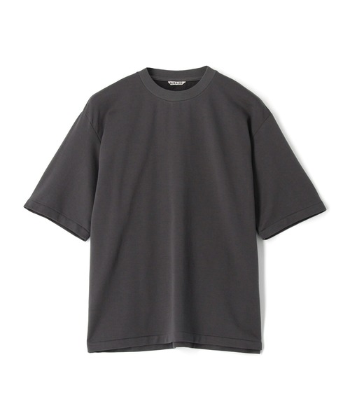 AURALEE オーラリー Tシャツ・カットソー 黒 0489924O0098 22SSハイゲージオーガニックコットンジャージービッグTシャツ