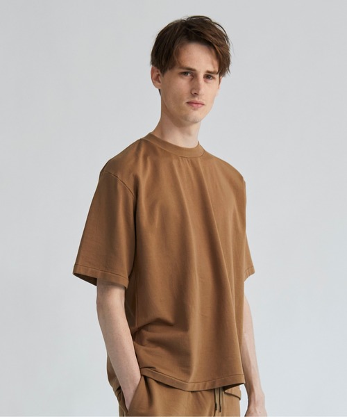 AURALEE(オーラリー)の「AURALEE / ショートスリーブカットソー《ESTNATION EXCLUSIVE》(Tシャツ/カットソー・メンズ・ベージュ/チャコールグレー・3/4/5)」の10枚目の写真