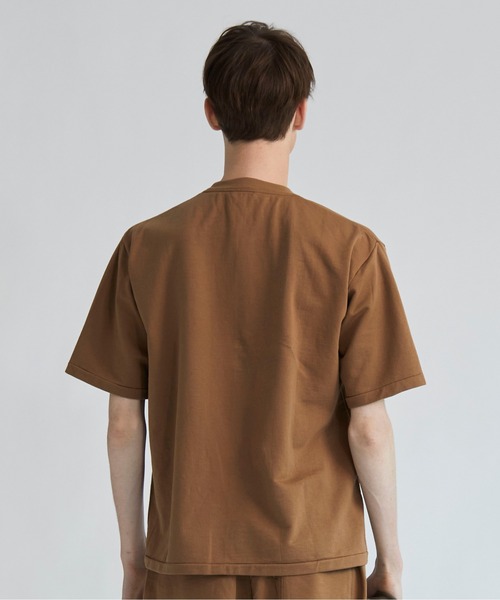 AURALEE(オーラリー)の「AURALEE / ショートスリーブカットソー《ESTNATION EXCLUSIVE》(Tシャツ/カットソー・メンズ・ベージュ/チャコールグレー・3/4/5)」の11枚目の写真