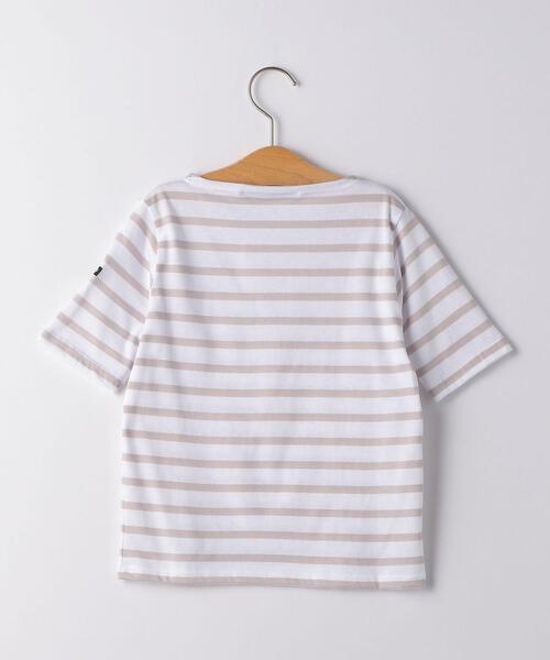 SAINT JAMES(セントジェームス)の「★SAINTJAMES(セントジェームス) PIRIAC 21(Tシャツ/カットソー・キッズ・ライトブルー/ライトグレー/ホワイト・10A/6A/8A)」の4枚目の写真