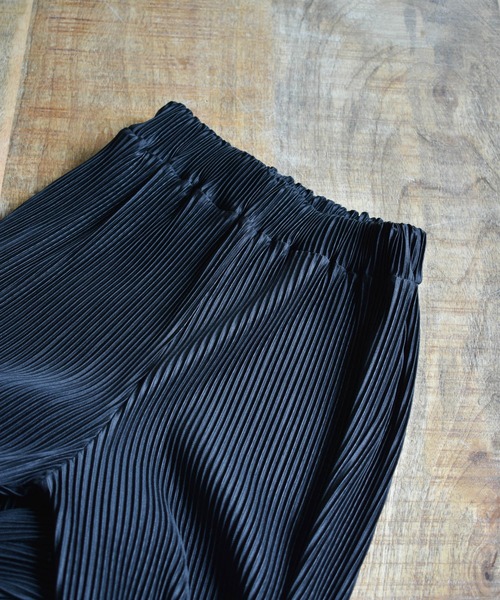 HWG_5（エイチダブルゴー）の「リラックスイージーリブパンツ（その他パンツ・レディース・アイボリー/ブラック/ブルー・FREE）」の7枚目の写真