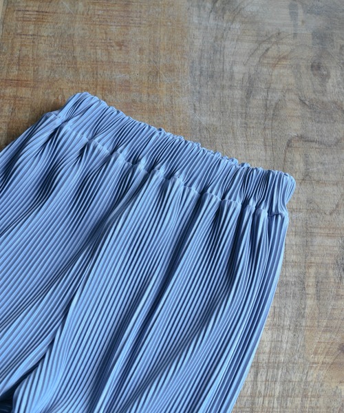 HWG_5（エイチダブルゴー）の「リラックスイージーリブパンツ（その他パンツ・レディース・アイボリー/ブラック/ブルー・FREE）」の8枚目の写真