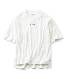 IEDIT カリフォルニアコットンの接触冷感ミニロゴTシャツ