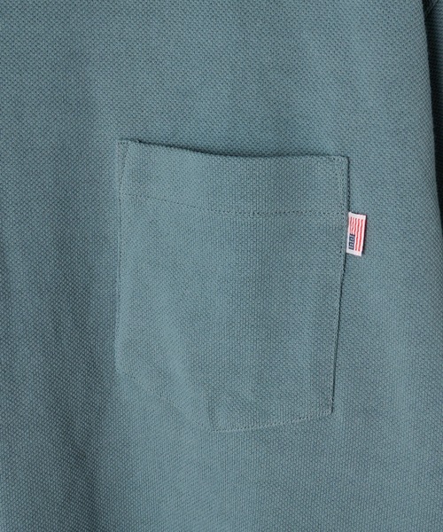 CIAOPANIC TYPY（チャオパニックティピー）の「USAヘビーカノコクルーネックTEE（Tシャツ/カットソー・メンズ・グリーン/チャコールグレー/ホワイト/サンドベージュ・LARGE/SMALL/MEDIUM）」の10枚目の写真