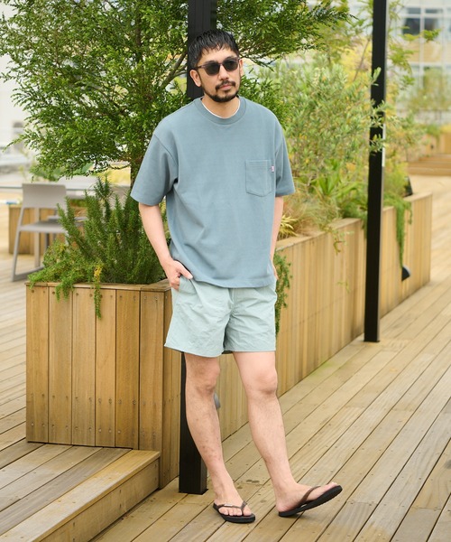 CIAOPANIC TYPY（チャオパニックティピー）の「USAヘビーカノコクルーネックTEE（Tシャツ/カットソー・メンズ・グリーン/チャコールグレー/ホワイト/サンドベージュ・LARGE/SMALL/MEDIUM）」の12枚目の写真