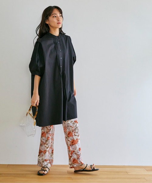 ANGIE(アンジー)の「ニュアンスフラワープリントリラックスパンツ(その他パンツ・レディース・グリーン系その他/オレンジ系その他・FREE)」の11枚目の写真