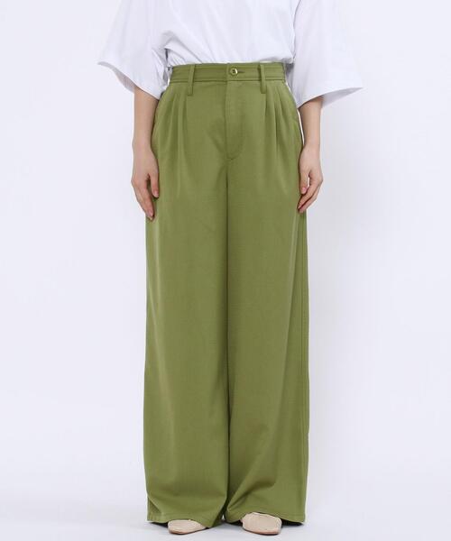 coen(コーエン)の「接触冷感機能付きドビータックパンツ(その他パンツ・レディース・オリーブ/ブラック/テラコッタ・SMALL/LARGE/MEDIUM)」の13枚目の写真