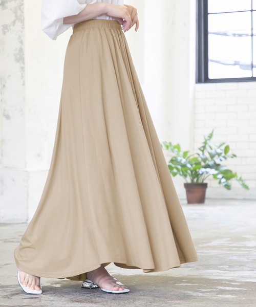 Newlyme(ニューリーミー)の「フレアスカート(スカート・レディース・ブラック/ピンク/ブルー/モカ/ベージュ/オレンジ/グリーン・MEDIUM/X-LARGE/SMALL/LARGE)」の4枚目の写真