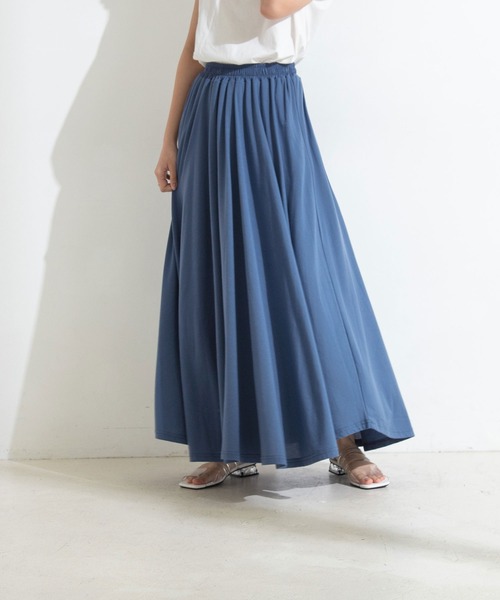 Newlyme(ニューリーミー)の「フレアスカート(スカート・レディース・ブラック/ピンク/ブルー/モカ/ベージュ/オレンジ/グリーン・MEDIUM/X-LARGE/SMALL/LARGE)」の5枚目の写真