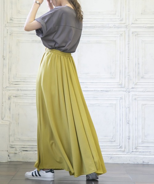 Newlyme(ニューリーミー)の「フレアスカート(スカート・レディース・ブラック/ピンク/ブルー/モカ/ベージュ/オレンジ/グリーン・MEDIUM/X-LARGE/SMALL/LARGE)」の10枚目の写真