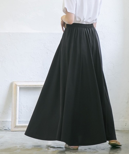 Newlyme(ニューリーミー)の「フレアスカート(スカート・レディース・ブラック/ピンク/ブルー/モカ/ベージュ/オレンジ/グリーン・MEDIUM/X-LARGE/SMALL/LARGE)」の18枚目の写真