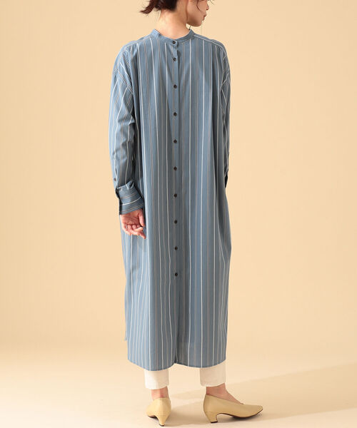 B:MING by BEAMS（ビーミングバイビームス）の「B:MING by BEAMS / 2WAY シャツワンピース 21AW（シャツワンピース・レディース・ブルー系その他/パープル系その他・SMALL/MEDIUM）」の10枚目の写真