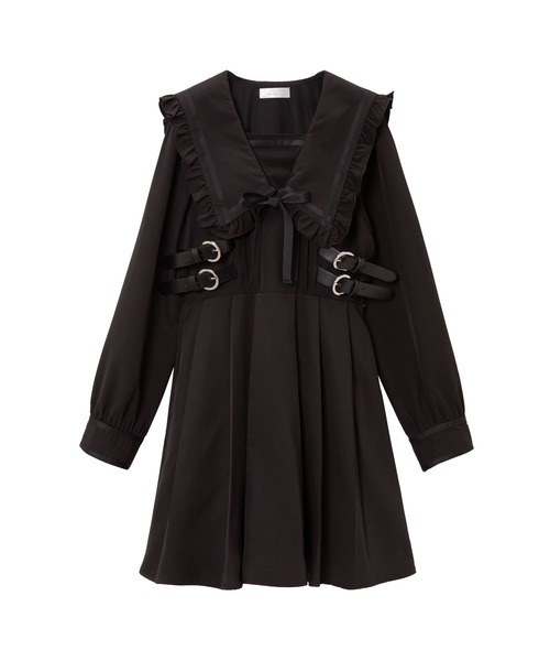 DearMyLove（ディアマイラブ）の「バックルベルトセーラーワンピース