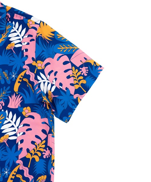 PUNYUS（プニュズ）の「サファリ柄開襟シャツ（シャツ/ブラウス・レディース・ピンク/グリーン・1/2/4/3）」の9枚目の写真