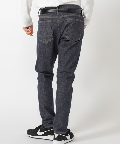 UNION STATION(ユニオンステーション)の「“Gloomy Tuesday” 【憂鬱な火曜日】反応染めハイパワーストレッチスリムストレートデニム(デニムパンツ・メンズ・ネイビー・LL/S/M/L)」の5枚目の写真