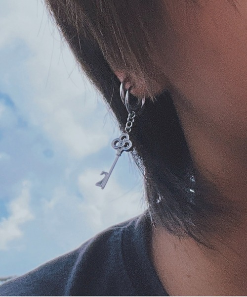 INTER FACTORY（インターファクトリー）の「アンティークキー ピアス/イヤリング - くまがいさとし　made in INTER FACTORY（ピアス（片耳用）・メンズ・シルバー/シルバー系その他・FREE）」の9枚目の写真