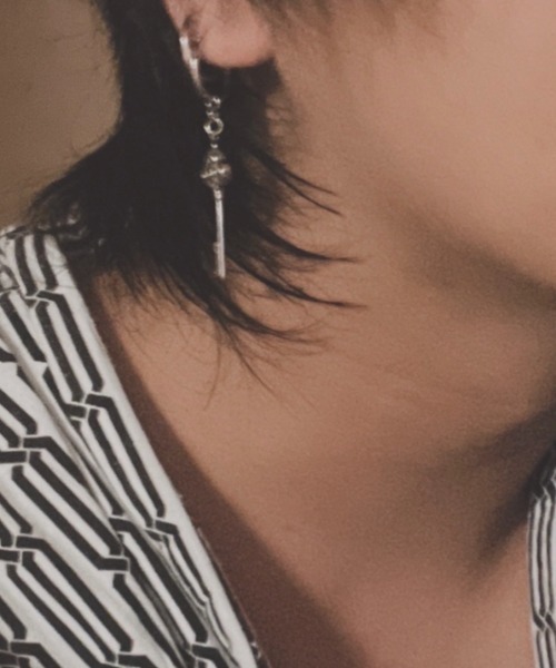 INTER FACTORY（インターファクトリー）の「アンティークキー ピアス/イヤリング - くまがいさとし　made in INTER FACTORY（ピアス（片耳用）・メンズ・シルバー/シルバー系その他・FREE）」の10枚目の写真