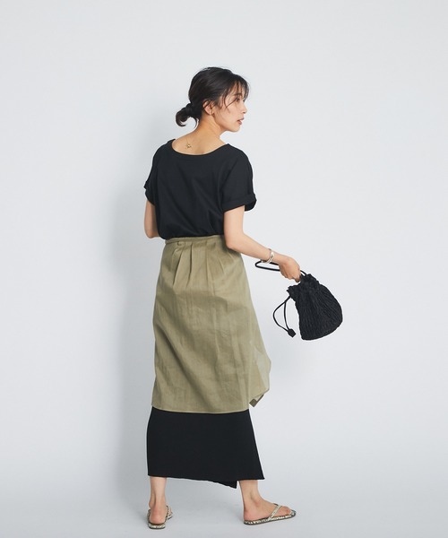 RIVE DROITE（リヴドロワ）の「綿麻シャツ（シャツ/ブラウス・レディース・モスグリーン/ブルー・FREE）」の11枚目の写真