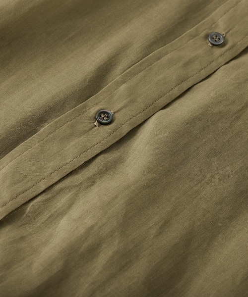 RIVE DROITE（リヴドロワ）の「綿麻シャツ（シャツ/ブラウス・レディース・モスグリーン/ブルー・FREE）」の18枚目の写真