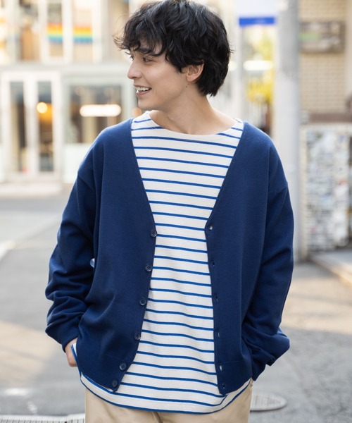 セール】WEGO/ドロップショルダーカラーカーディガン