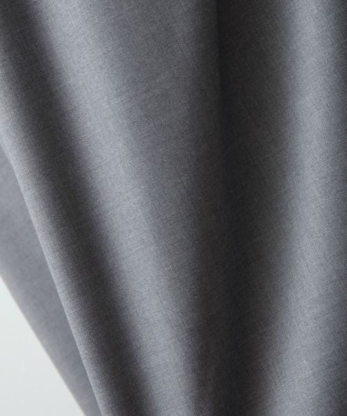 unlow（アンロー）の「パイピングスタンドカラーベスト（セットアップ対応）（ベスト・メンズ・ライトグレー/ブラック・M/L）」の12枚目の写真