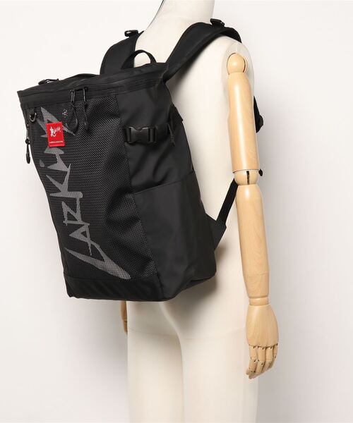 ｌａｒｋｉｎｓ（ラーキンス）の「LARKiNS(ラーキンス) スクエアバックパック LTPL-01（バックパック/リュック・メンズ・ブラック×ピンク/ブラック×ブラック/ブラック×レッド・ONE SIZE）」の5枚目の写真