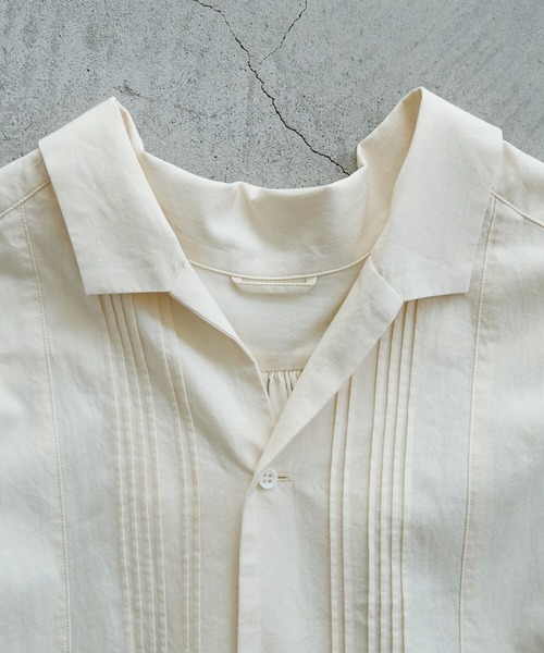 note et silence (ノートエシロンス)の「.et sort. FINX100/2ブロードリラックスウェア(シャツワンピース・レディース・ホワイト/アイボリー・FREE)」の13枚目の写真