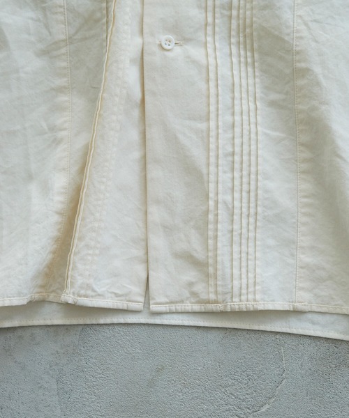 note et silence (ノートエシロンス)の「.et sort. FINX100/2ブロードリラックスウェア(シャツワンピース・レディース・ホワイト/アイボリー・FREE)」の15枚目の写真