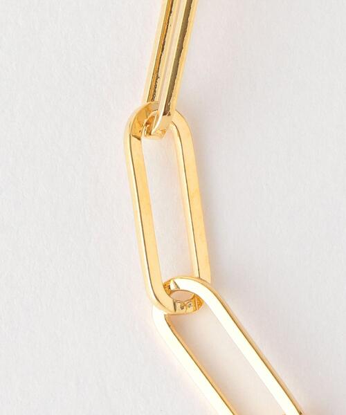 green label relaxing（グリーンレーベルリラクシング）の「チェーン コンビ トグル ブレスレット（ブレスレット・レディース・シルバー/ゴールド・FREE）」の4枚目の写真