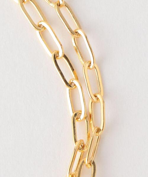 green label relaxing（グリーンレーベルリラクシング）の「チェーン コンビ トグル ブレスレット（ブレスレット・レディース・シルバー/ゴールド・FREE）」の5枚目の写真
